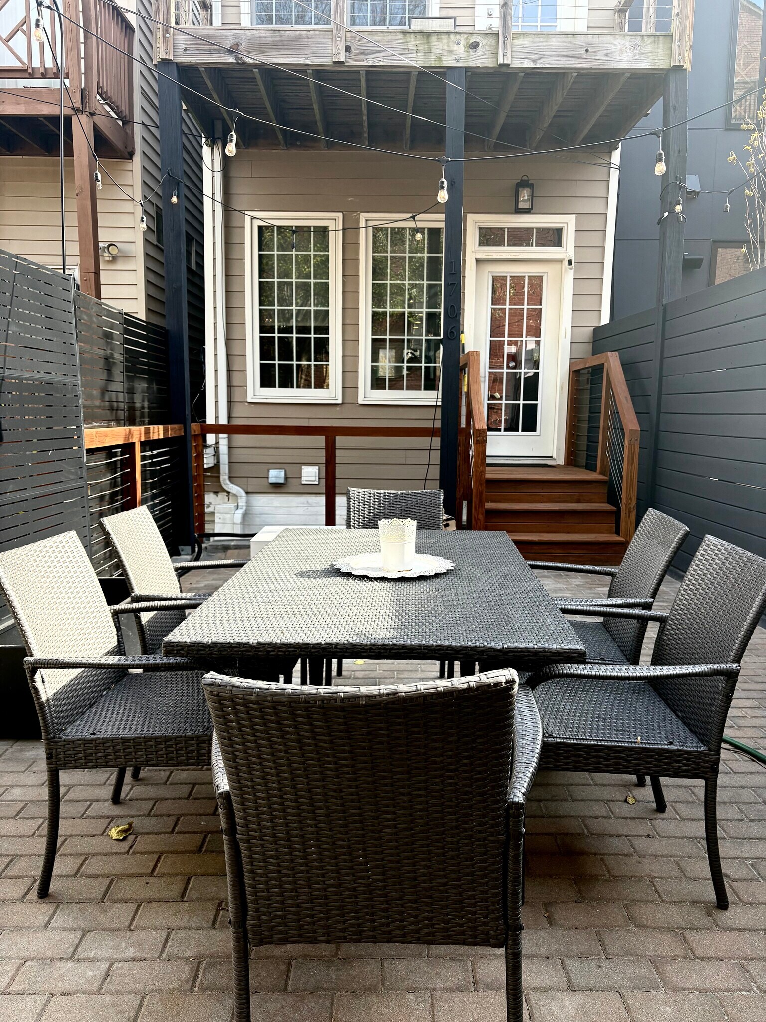 backyard area - 1706 10th St NW