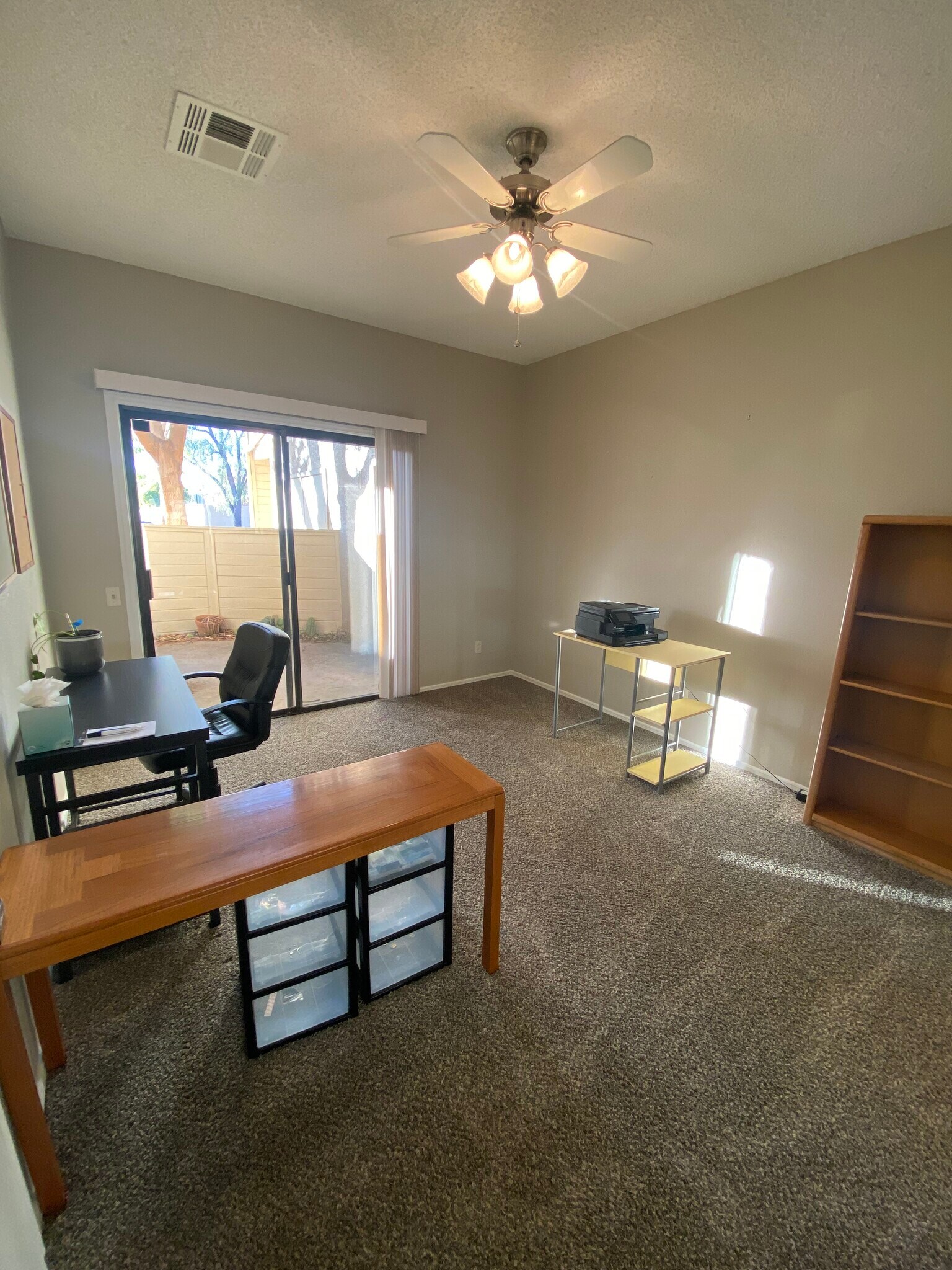 Bedroom 1 with patio access - 2035 S Elm St