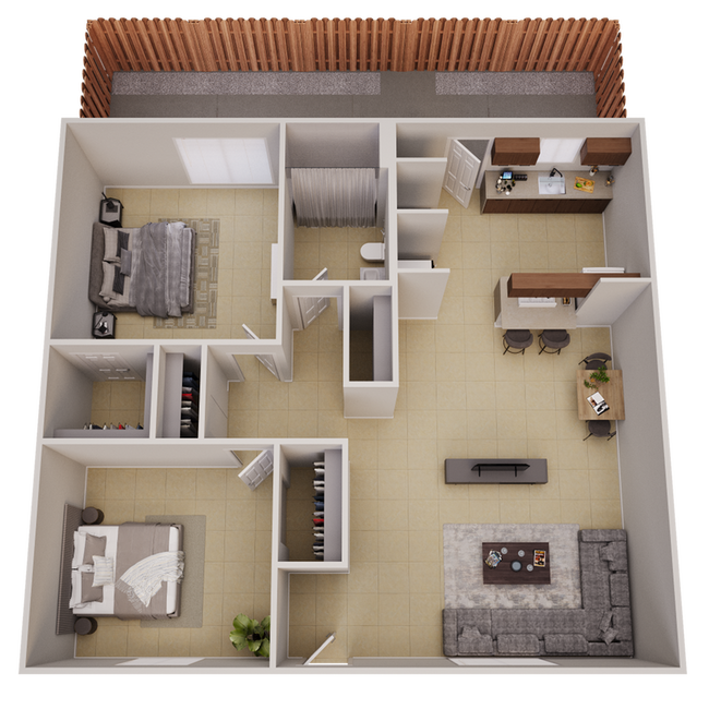 B1 Floorplan - The Monica