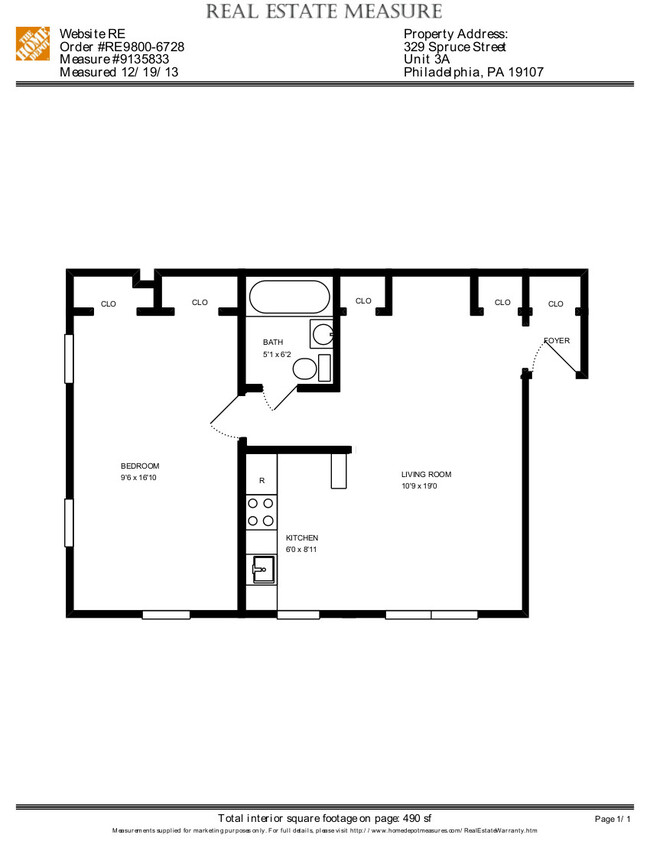 Floorplan - 329 Spruce St