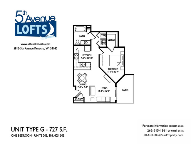 Floorplan - 5th Avenue Lofts