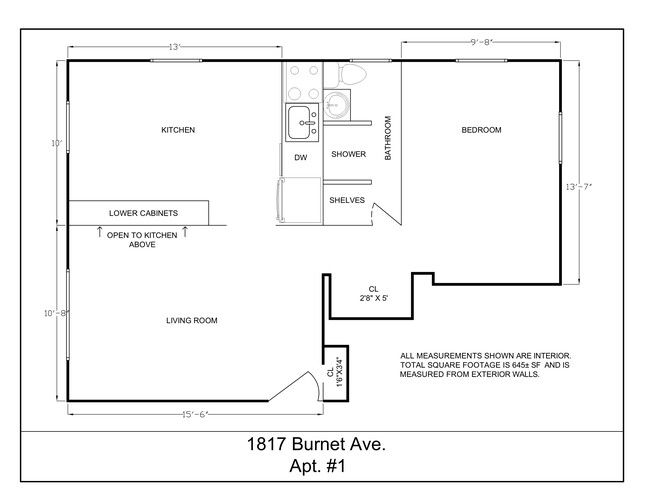 Floorplan - 1817 Burnet Ave