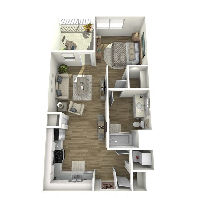 Floorplan - Oxnard Town Square 12