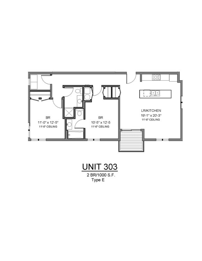 Floorplan - Sunrise Apartments