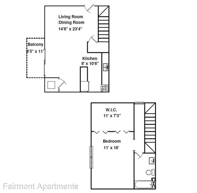 Floorplan - Fairmont Apartments