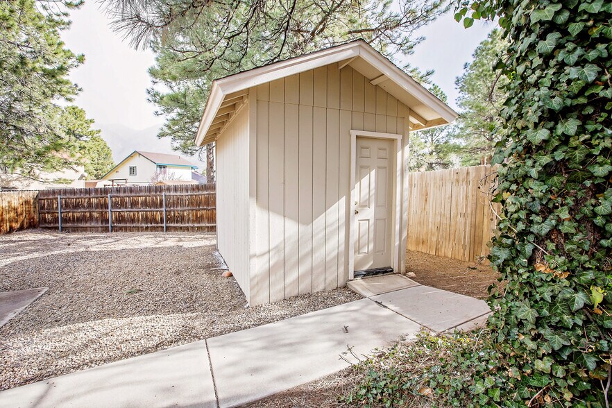 exterior storage shed - 2562 N Fox Run Dr