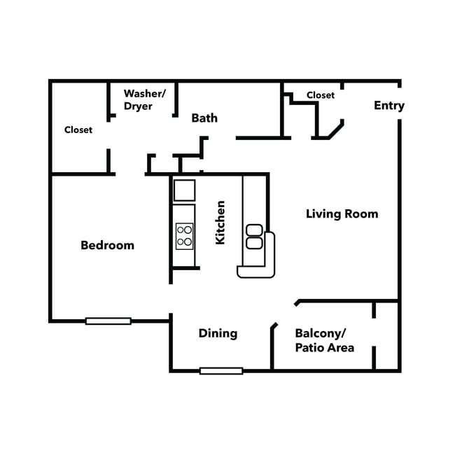 Floorplan - Parkway Terraces