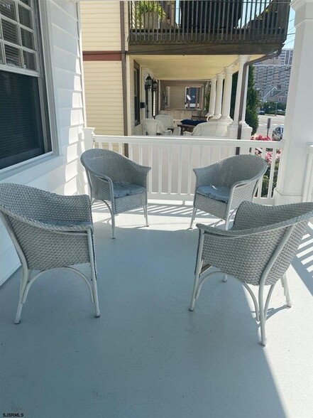 Main Porch Seating area 2 with ocean views - 4907 Atlantic Ave