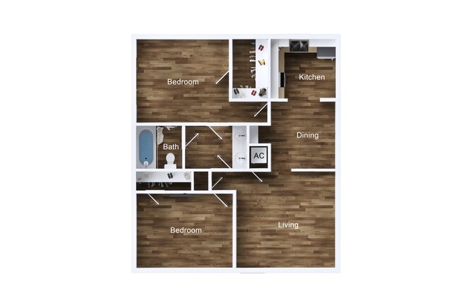 Floorplan - Casa Grande Apartments