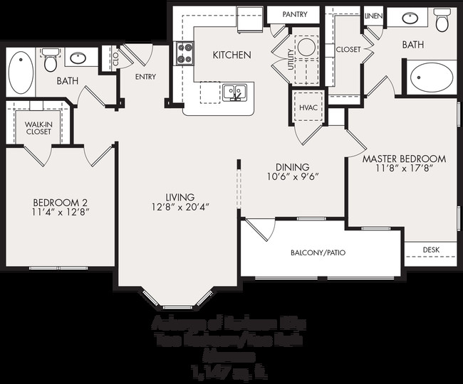 Floorplan - Auberge of Burleson