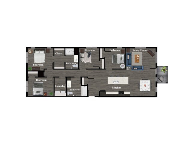 Floorplan - Vue Pointe Apartments