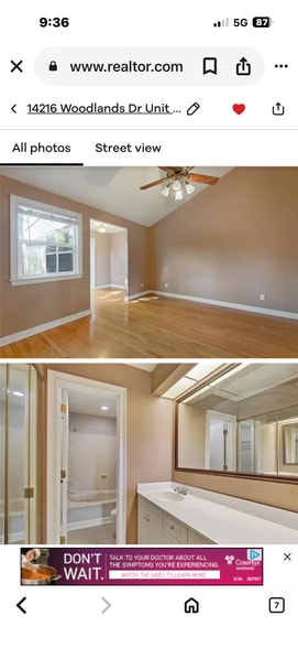 Master full bathroom - 14216 Woodlands Dr