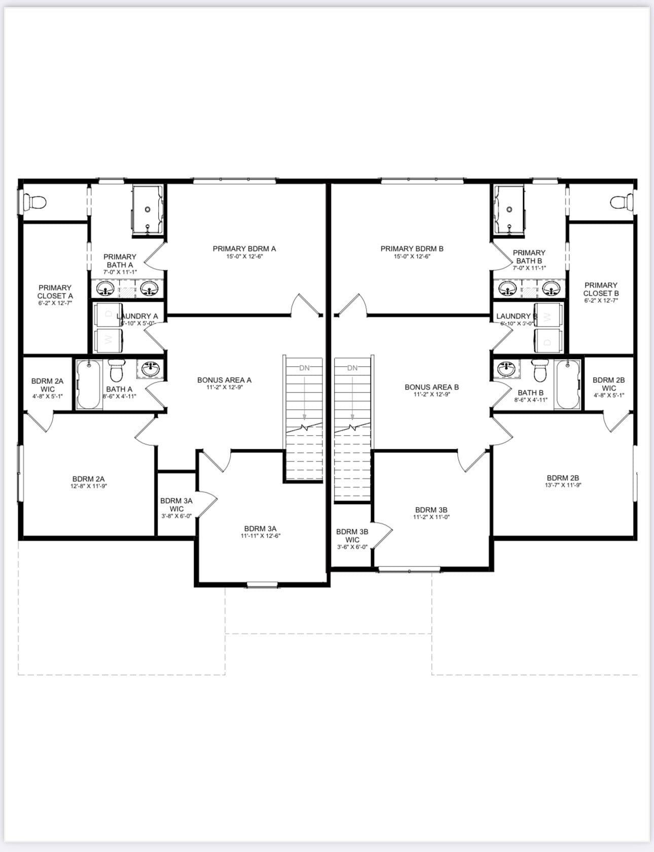 upper level floorplan - 2324 Sweetgrass Dr