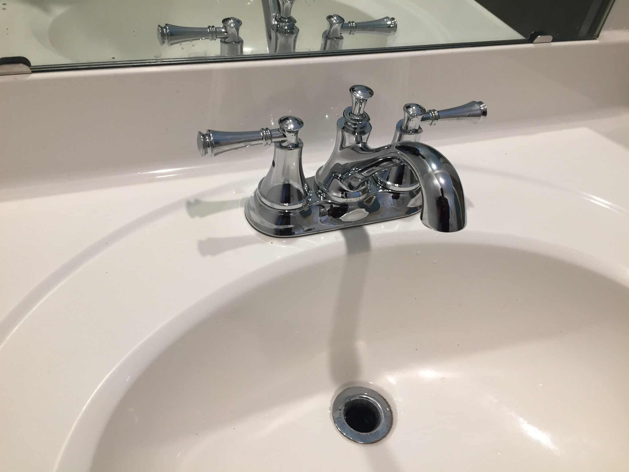 Updated chrome bathroom faucet - 350 Cobun Avenue