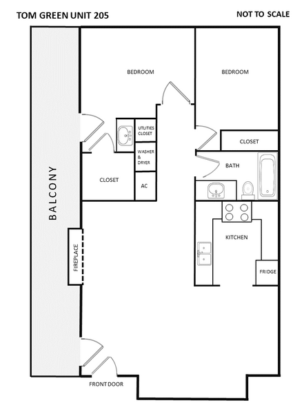 Floor Plan - 3115 Tom Green St