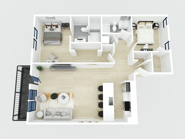 Units 06, 08 floorplan; Unit 10 interior layout as well - 2007 Cambridge St