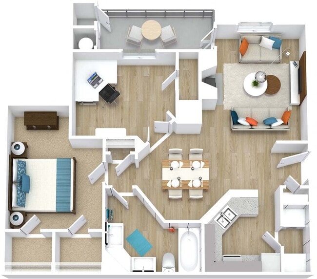 Floorplan - Park at Chastain Apartments