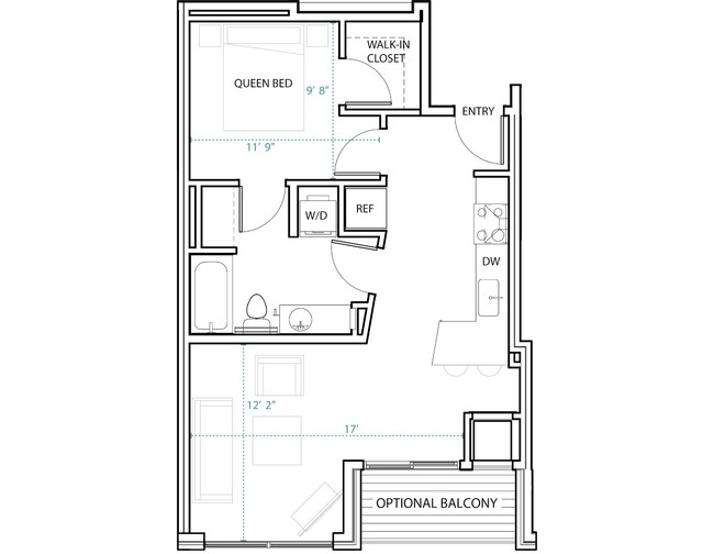 Floorplan - Solhavn Apartments