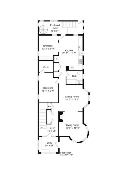 950 sf - 5139 N Western Ave