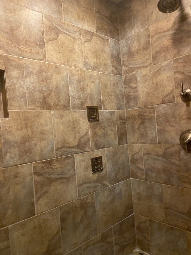 Spacious custom main bedroom shower - 1309 Ujamaa Dr