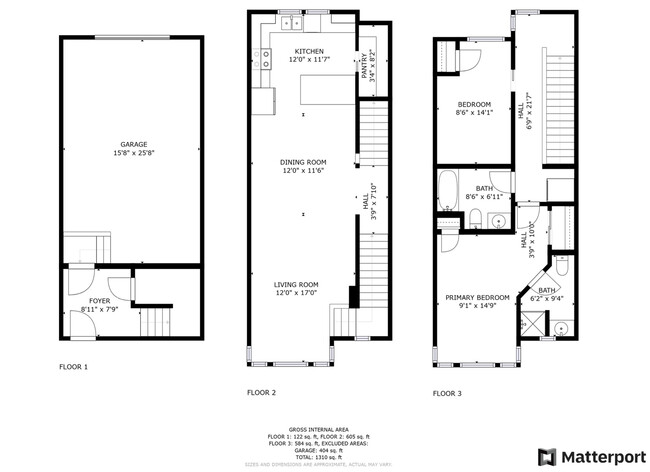 Floorplan & Dimensions - The Two-Ten Townhomes