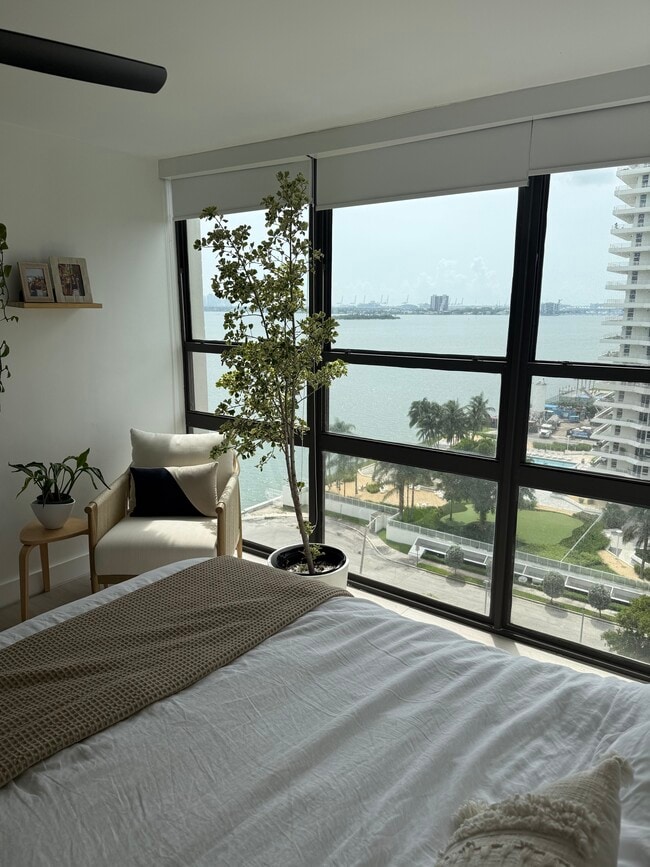 View from Master bed - 600 NE 36th St