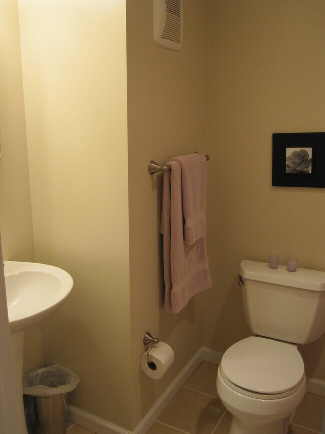 Basement full bath with shower and tub - 8666 Rosalie Ave