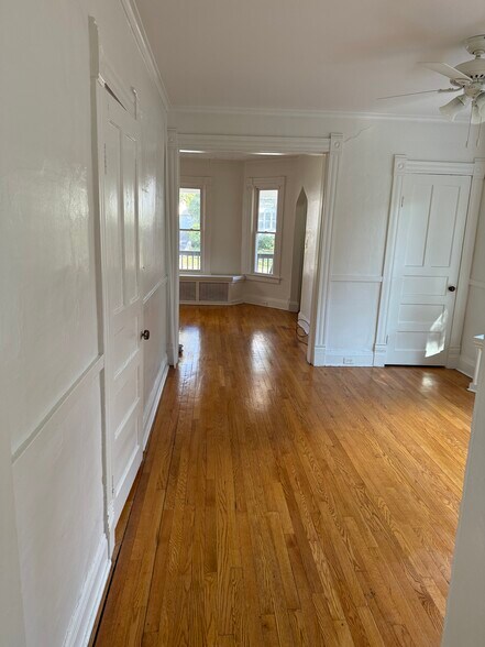 Looking into livingroom from diningroom - 647 Dewitt St