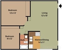 Building Photo - 910 SqFt 2 Bedroom Apartment