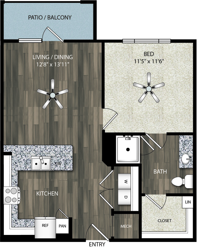 Floorplan - Oaks 55