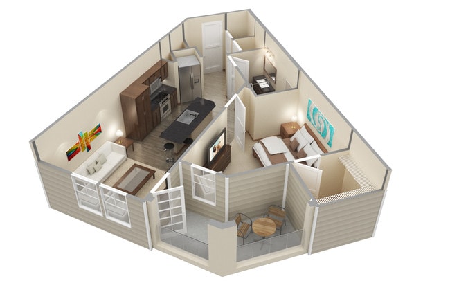 Floorplan - Messina Luxury Apartments