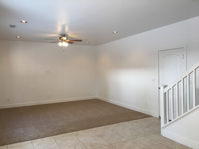 Living Room with Flat panel TV prep - 2317 W Mission Timber Cir