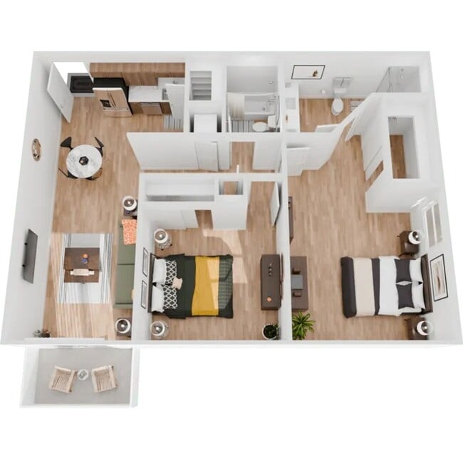 Floorplan - El Dorado Apartments