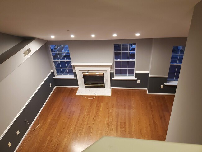 View of living space from upstairs - 5921 Founders Crossing Ct