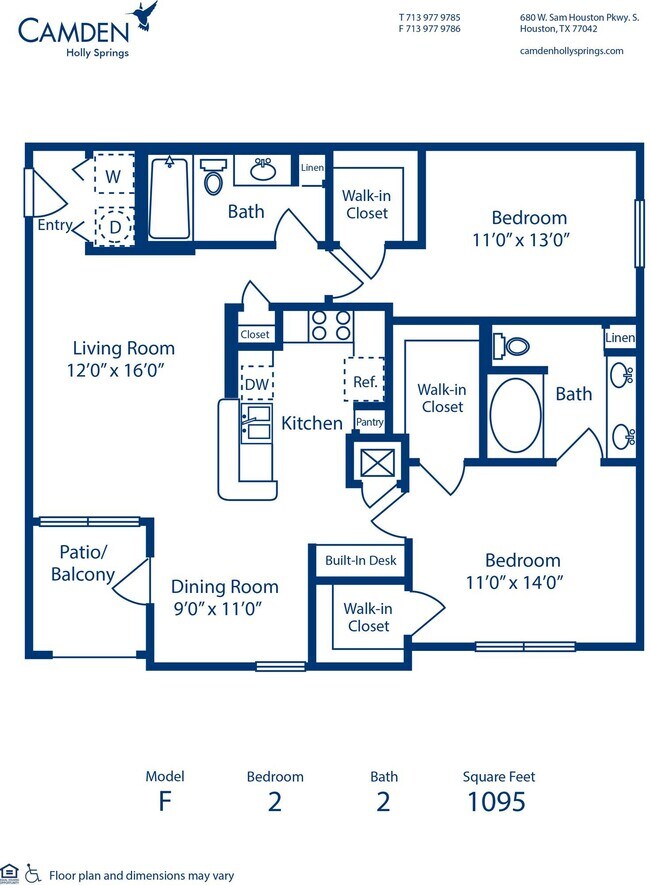 Floorplan - Camden Holly Springs