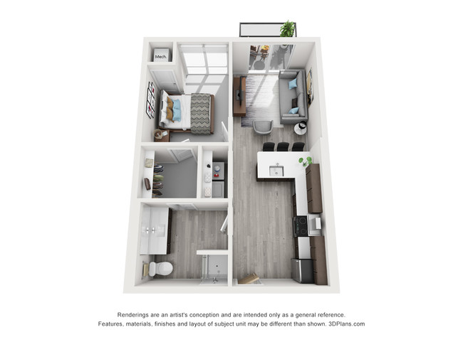 Floorplan - Green on 4th