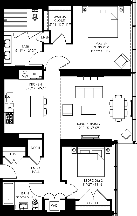 Floorplan - Apartments at Westlight