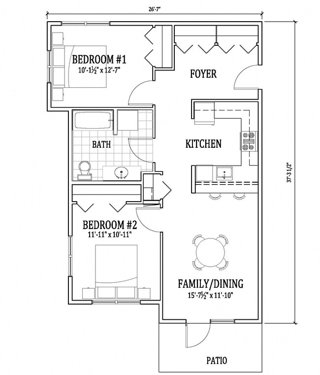 Floorplan - The Savoy at Lake City 55+ Senior Community