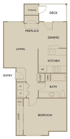 Floorplan - Deer Creek Apartments