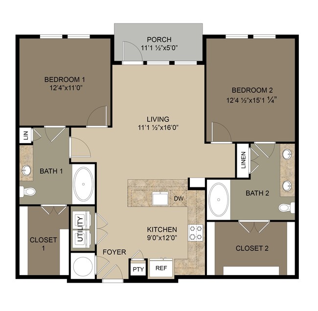 Floorplan - Birdie on Woodland Greens
