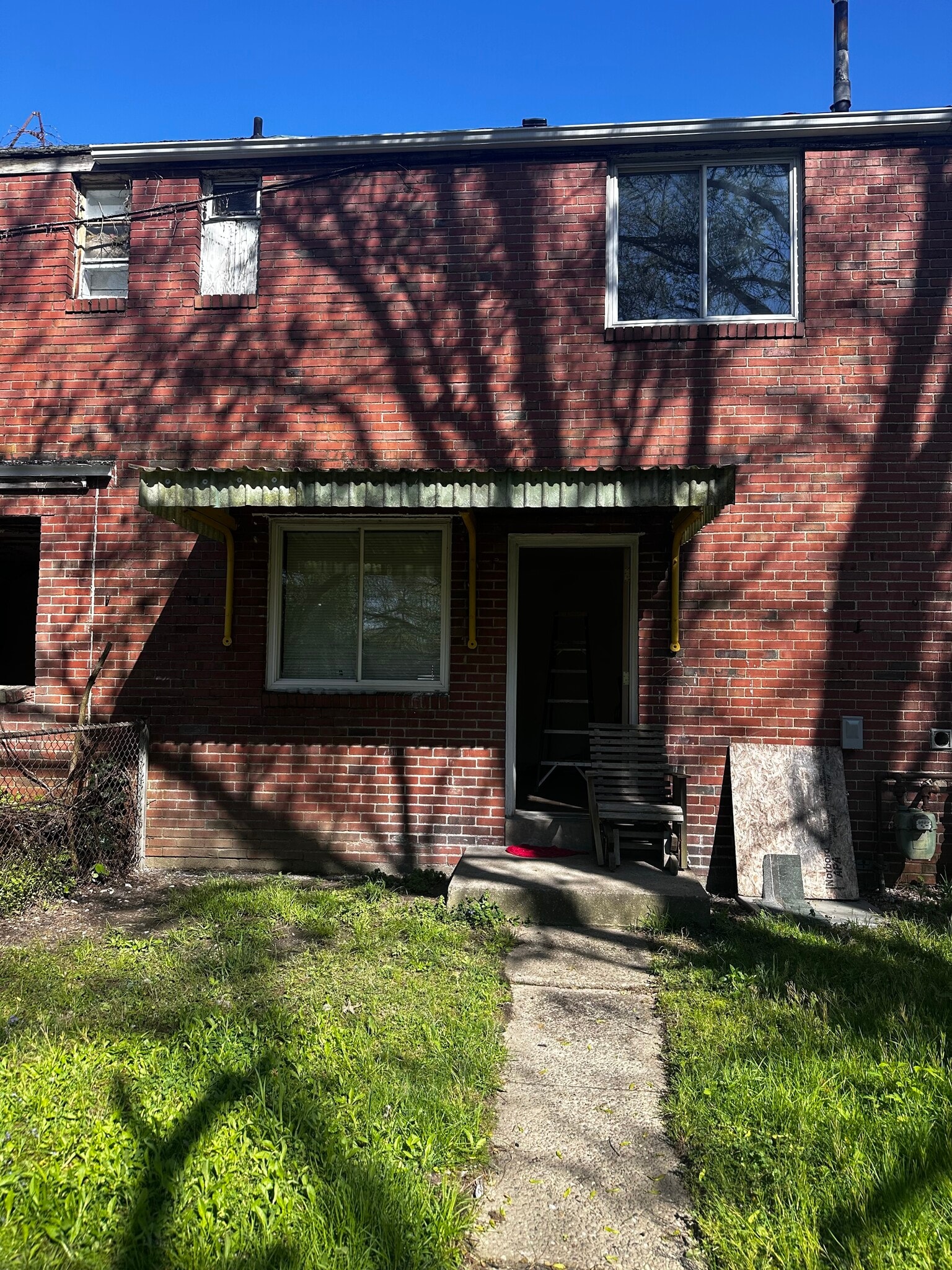 Back yard - 2405 Lincoln Ave