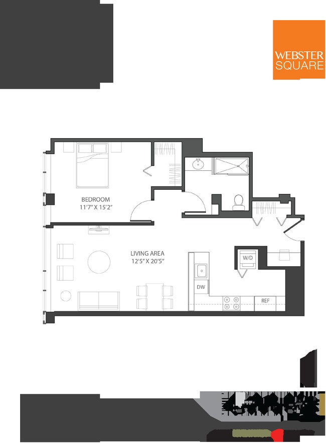 03 Floor Plan - Webster Square Apartments