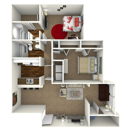 Floorplan - Hawke Apartment Homes