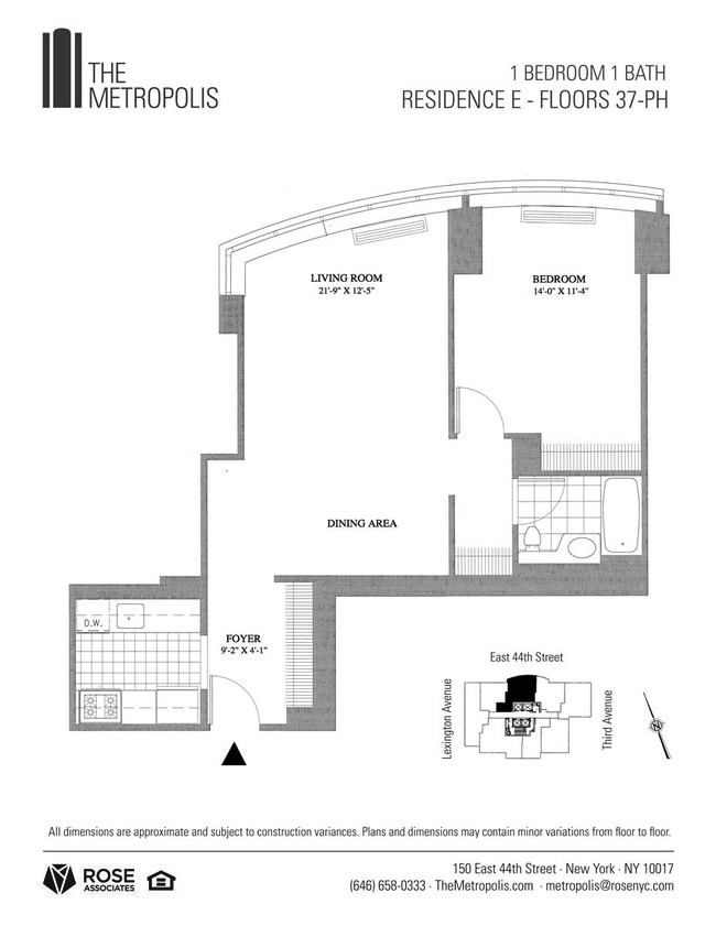 Floorplan - The Metropolis