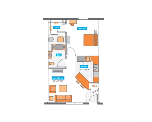1BR/1BA - Canvas Townhomes Allendale