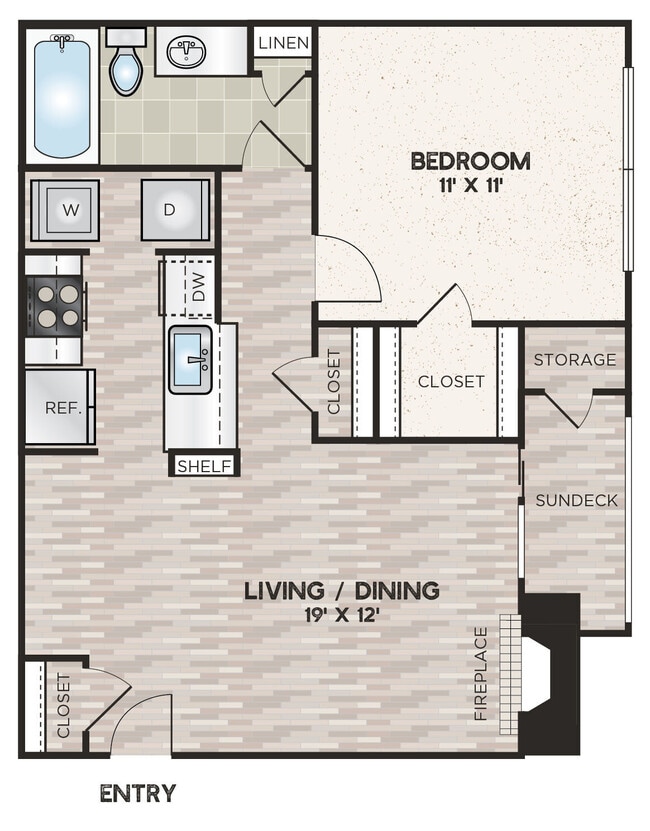 Floorplan - Knowlton Apartment Homes