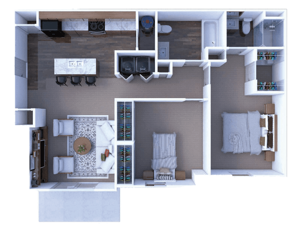 Floorplan - The Residences at Golf Village