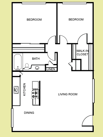 2BR/1BA - Glenwood Apartment Homes