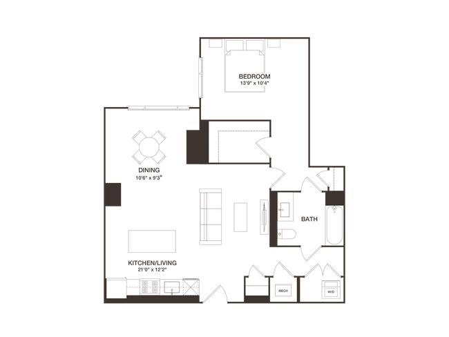 Floorplan - 8001 Woodmont