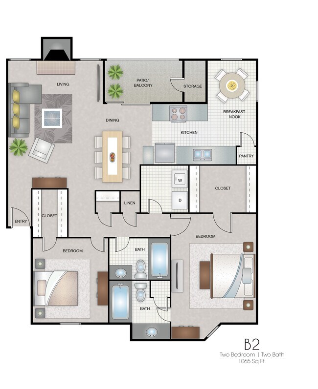 B2- 1065 Sq Ft - Wythe Apartment Homes